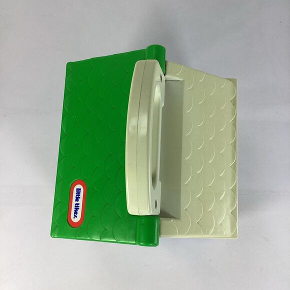 Vintage Little Tikes Cozy Cottage House Carry Case Beds People Dog - Picture 14 of 16